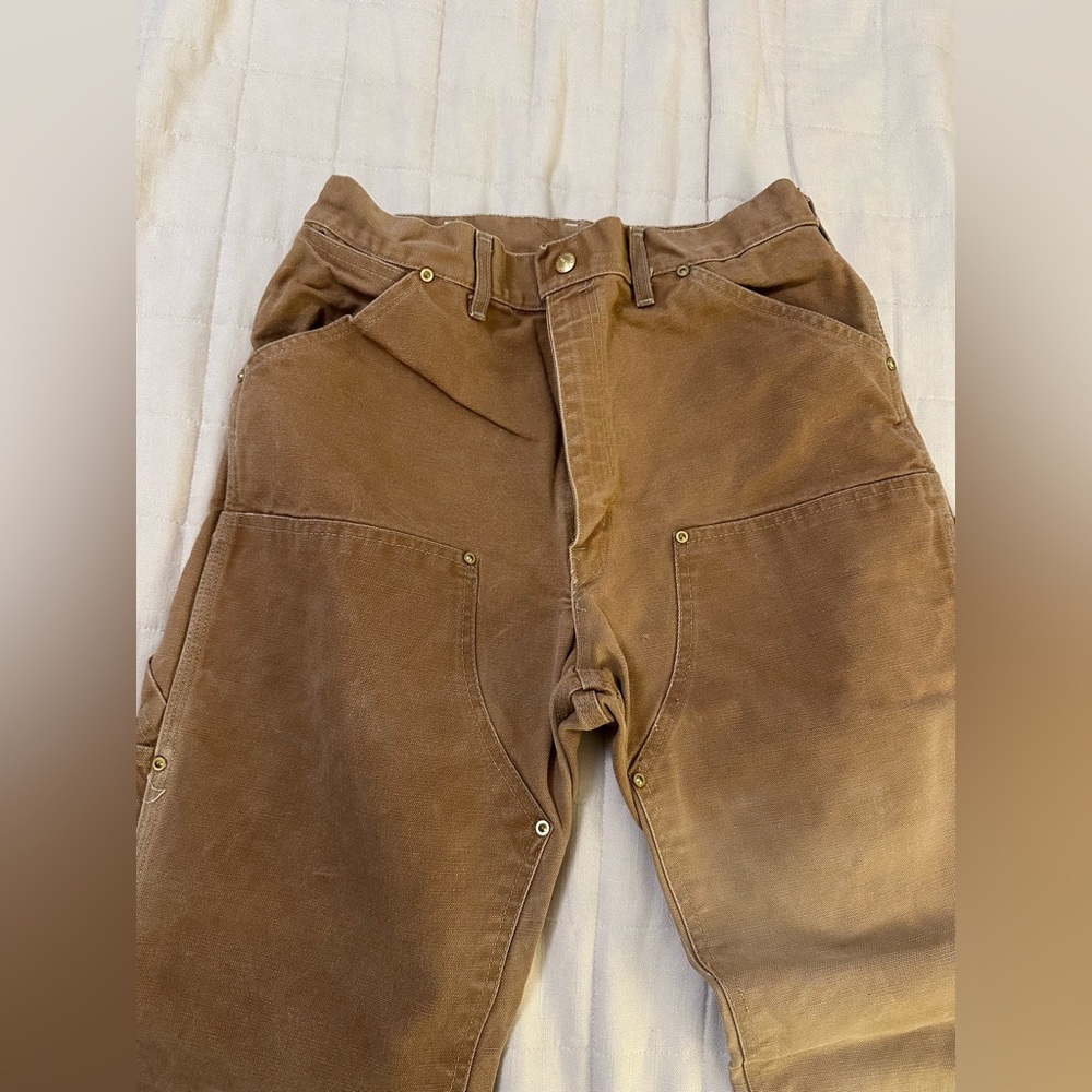 Vtg 1989 Carhartt Double Knee B01 Pants | 100 Yr Centennial | Union Made USA - Picture 2 of 7